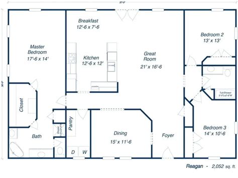 30x50 metal building house plans|30 x 50 barndominium plans.